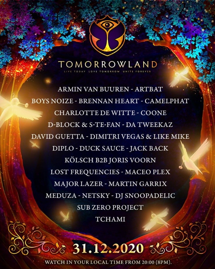 Tomorrowland CÓMO VER EN VIVO el festival digital de fin de año