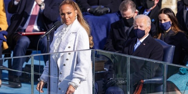 Investidura de Joe Biden: la paloma de Lady Gaga y la frase en español de Jennifer Lopez