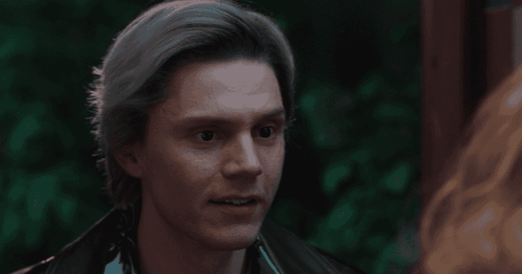 Evan Peters,Quicksilver de X-Men