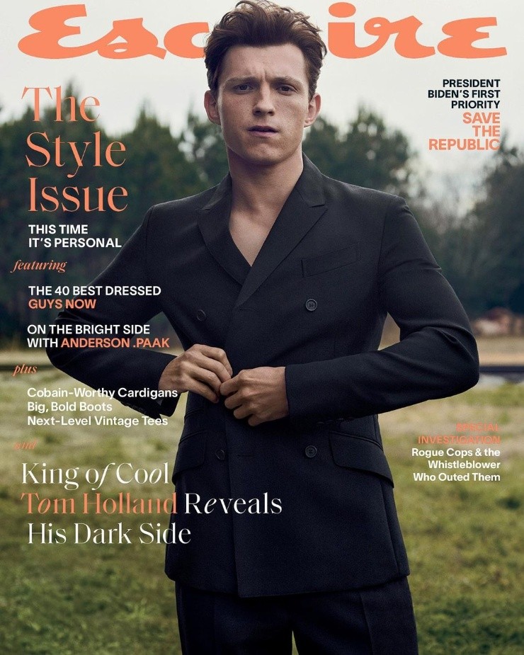 Tom Holland en Esquire