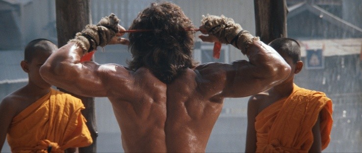 Unveteranode laguerra de Vietnam experto entécnicas de supervivenciayguerra de guerrillas | Foto: Carolco Pictures