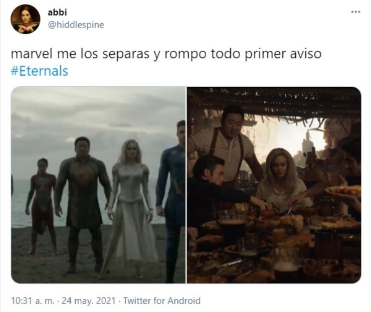 (Foto: @hiddlespine)