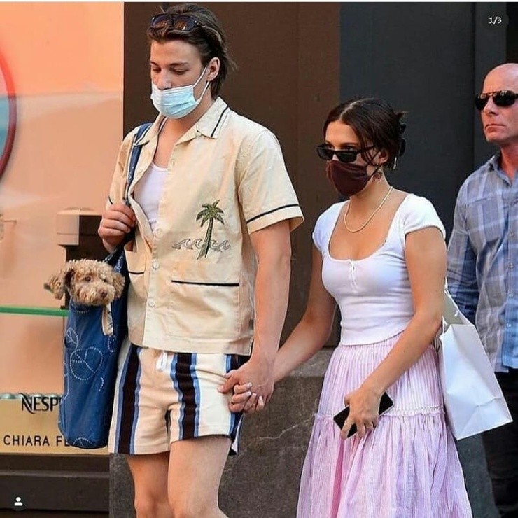 Millie Bobby Brown y Jake Bongiovi