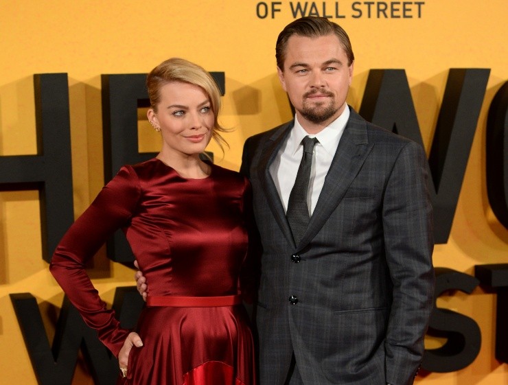 Margot Robbie y Leonardo DiCaprio