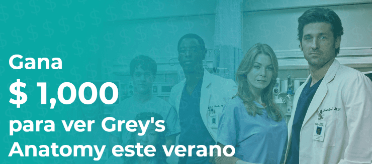 Increíble: ofrecen dinero por ver las 17 temporadas Grey's Anatomy