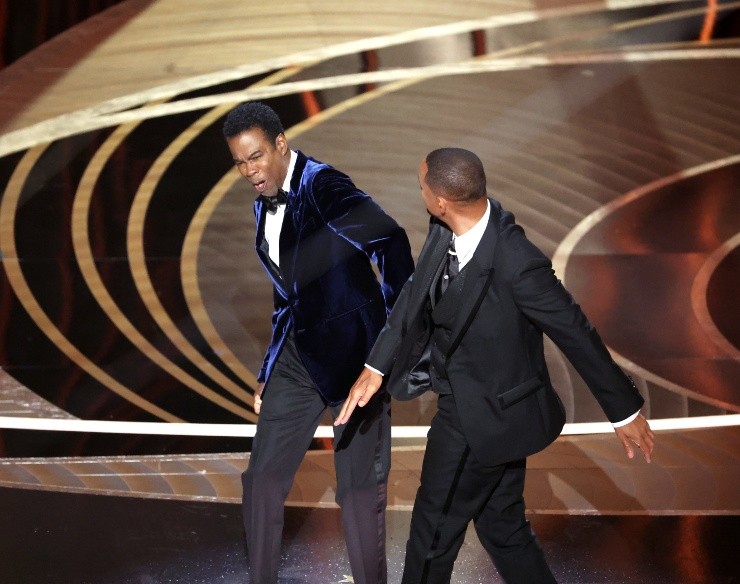 Will Smith le pegó a Chris Rock. Foto: (Getty)
