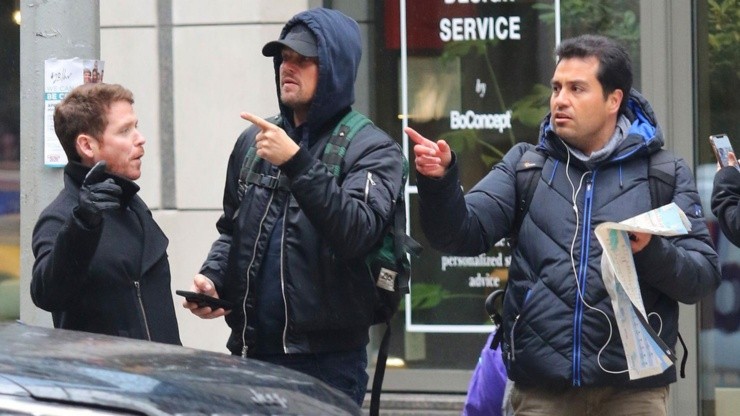 Leonardo Di Caprio en las calles de Manhattan