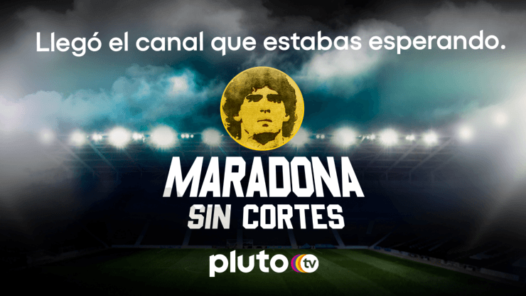 Pluto TV estrena un canal exclusivo sobre Maradona