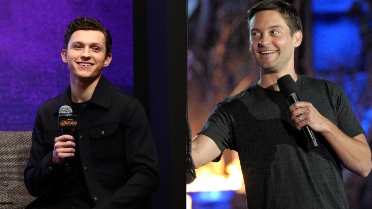 Tom Holland y Tobey Maguire