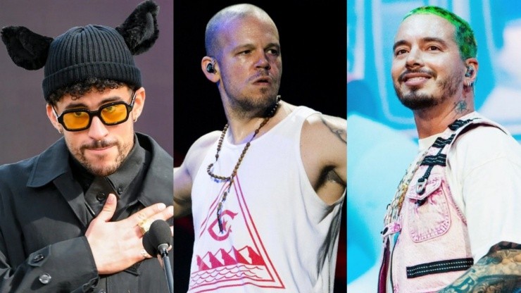 Bad Bunny, Residente y J Balvin, tres de los artistas más escuchados en Latinaomérica