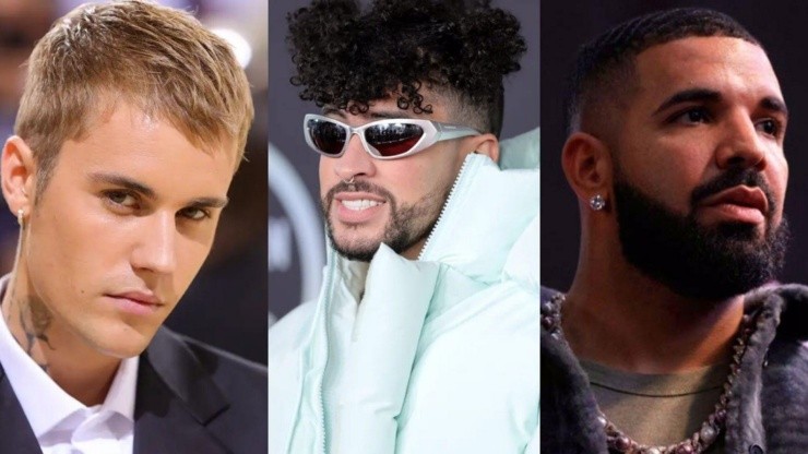 Justin Bieber, Bad Bunny y Drake entre los artistas más escuchados del año.