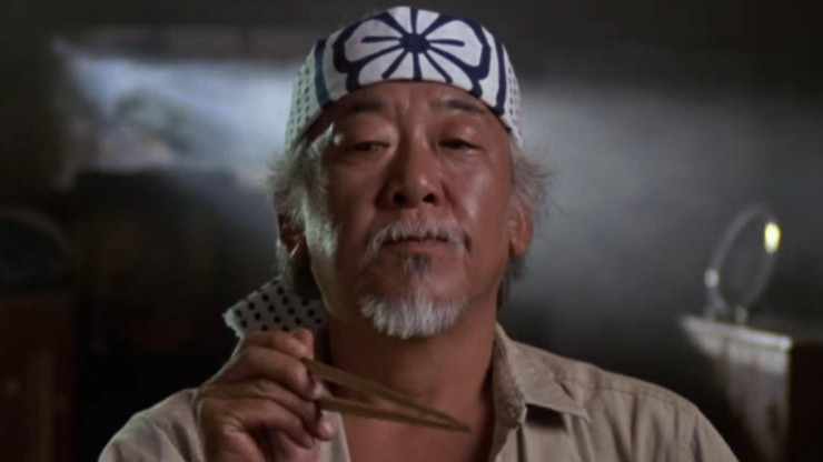 Pat Morita protagonizó Karate Kid en 1984.