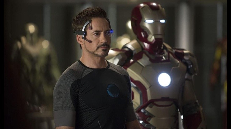 Robert Downey Jr como Iron Man