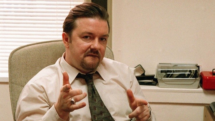Ricky Gervais protagoniza la versión británica de The Office.