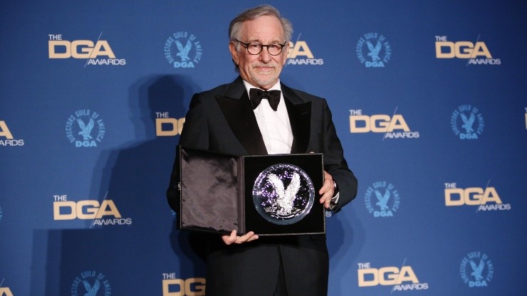 Spielberg, durante los premios del gremio de directores.