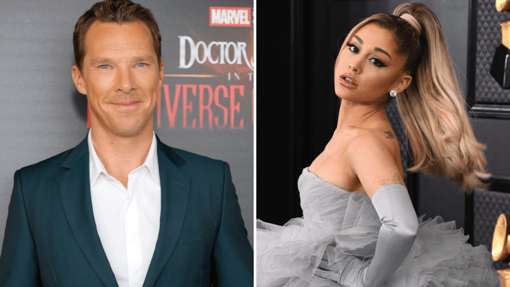 Benedict Cumberbarch weighs in on Ariana Grande.
