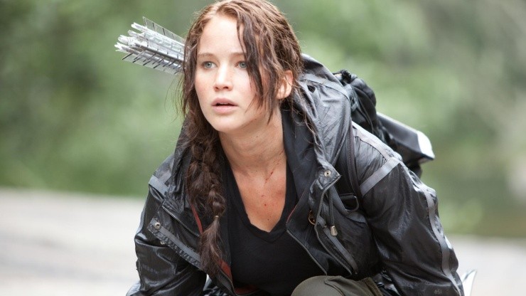Jennifer Lawrence starred in The Hunger Games.