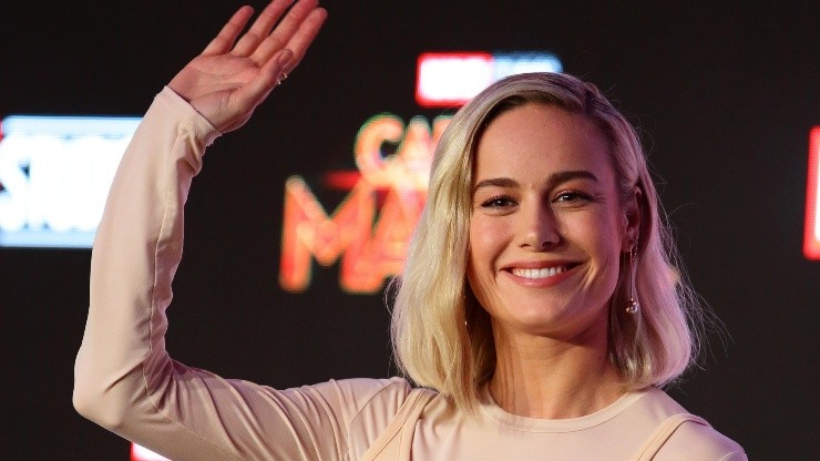 Brie Larson, the actress who personifies Captain Marvel.