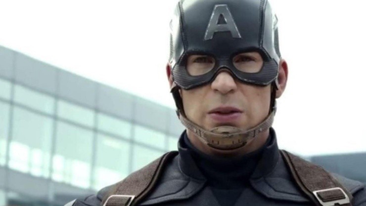 Chris Evans como el Capitán América
