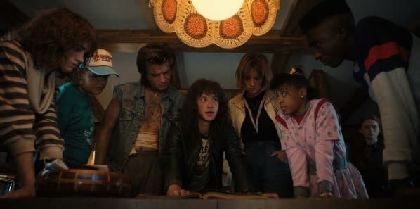 Netflix / Una parte de la pandilla de amigos antes de enfrentar a Vecna.