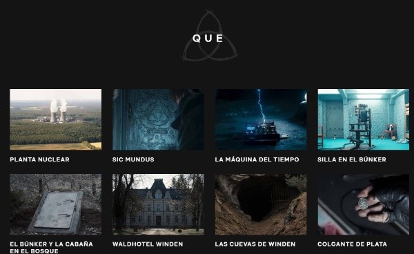 Los lugares y objetos de “Dark”, en la guía de Netflix. Foto: Netflix oficial