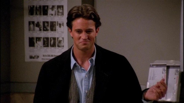 Matthew Perry, interpretando a ‘Chandler’ en ‘Friends’.
