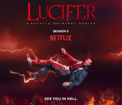 La cartelera de la quinta temporada de ‘Lucifer’. (Foto: Netflix)