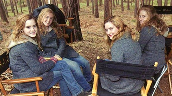 Hermione tuvo tres dobles para cada película de “Harry Potter” (Instagram)