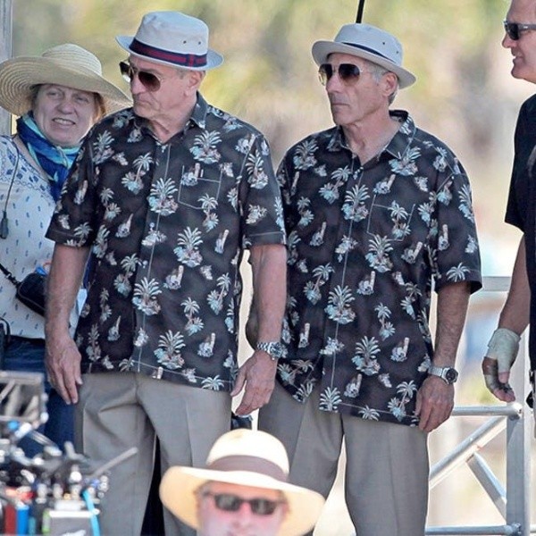 Mr. Robert necesitó la ayuda de un doble en la grabación de “Dirty Grandpa” (Instagram)