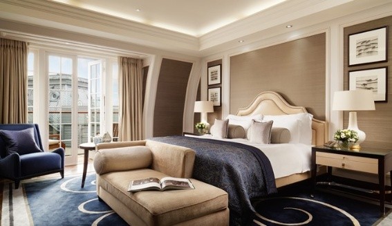 Una habitación del hotel donde se hospedaron las estrellas de cine (corinthia.com)