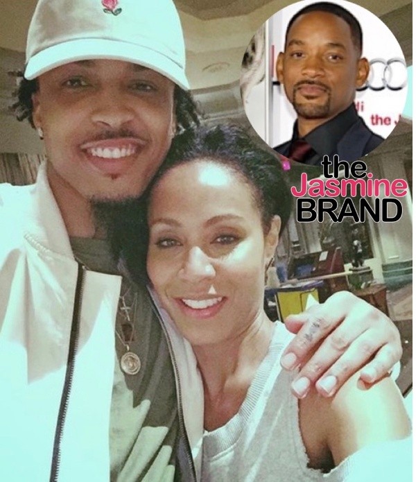 August Alsina y Jada Pinkett, juntos.