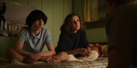 Finn Wolfhard y Millie Bobby Brown