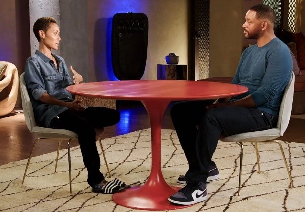 Jada Pinkett y Will Smith, en el programa donde estalló el escándalo.