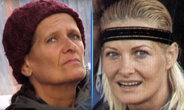 Marcela Basteri y señora mendiga parecido