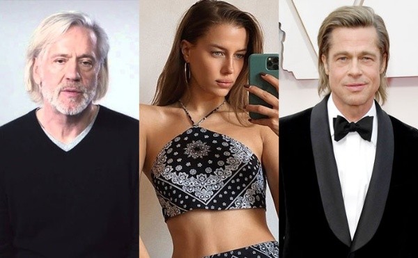 novia brad pitt nicole poturalski casada con roland mary