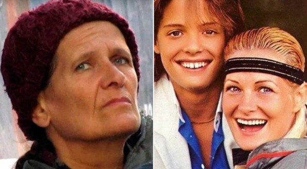 A la izquierda, la presunta madre de Luis Miguel que mendiga en Buenos Aires.