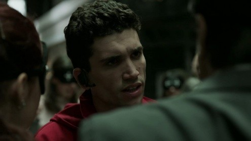 Jaime Lorente en La Casa de Papel Jaime Lorente en La Casa de Papel
