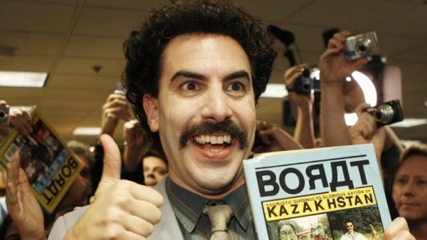 Sacha Boran Cohen interpretando a ‘Borat’ en la primera película.
