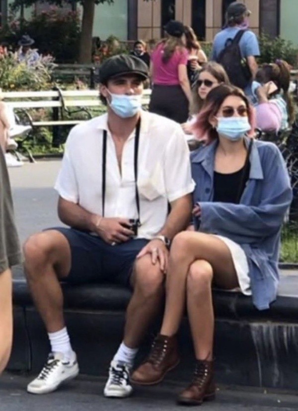 Jacob Elordi y Kaia Gerber, juntos en tiempos de pandemia.