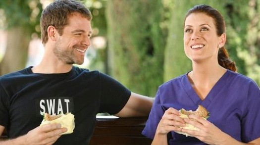 Kate Wals y David Sutcliffe Kate Wals y David Sutcliffe