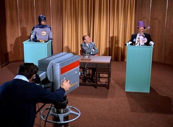 Batman y el Pinguino debate Trump Biden Batman y el Pinguino debate Trump Biden