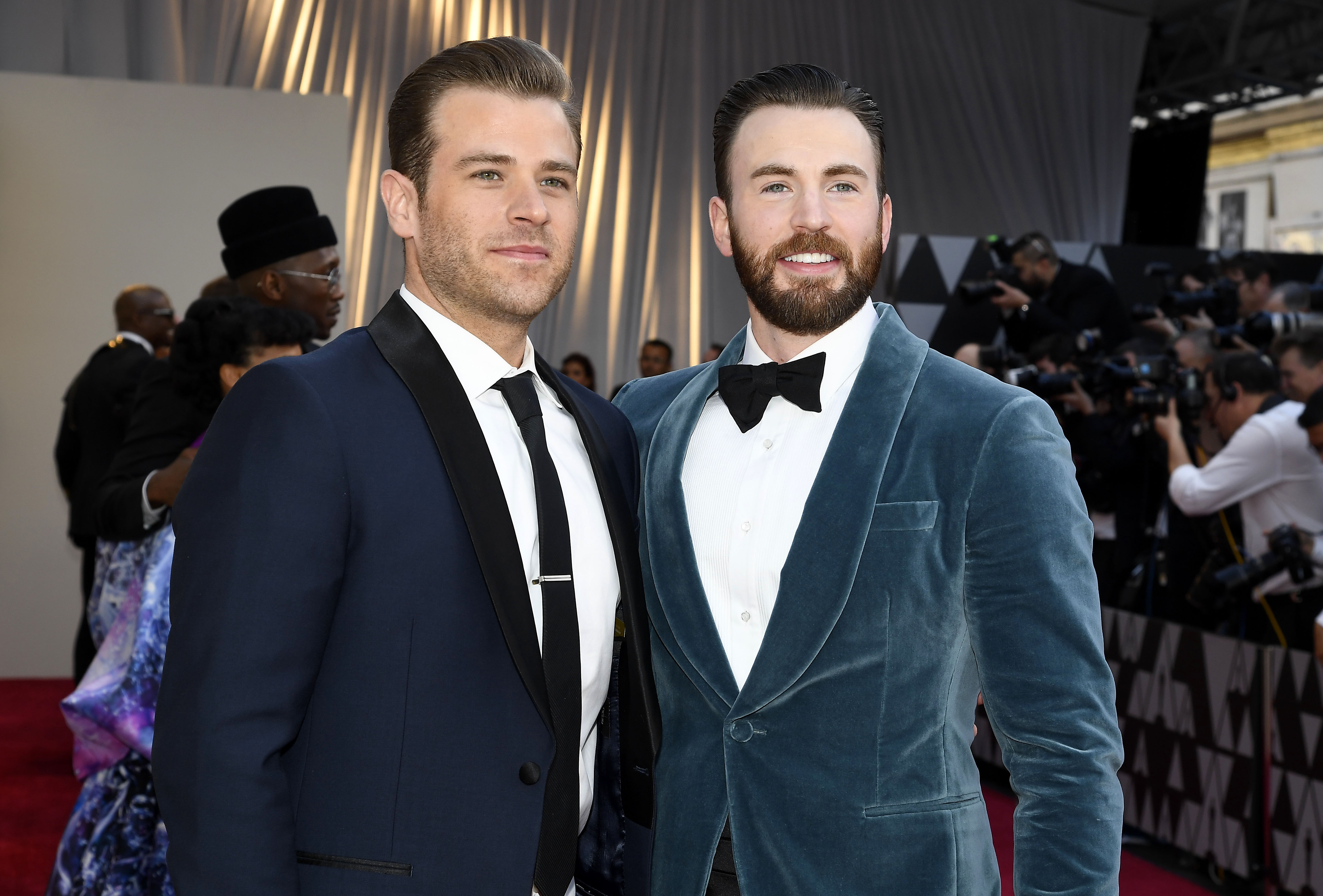 Chris Evans brindó una entrevista junto a su hermano, Scot. Foto: (Getty)