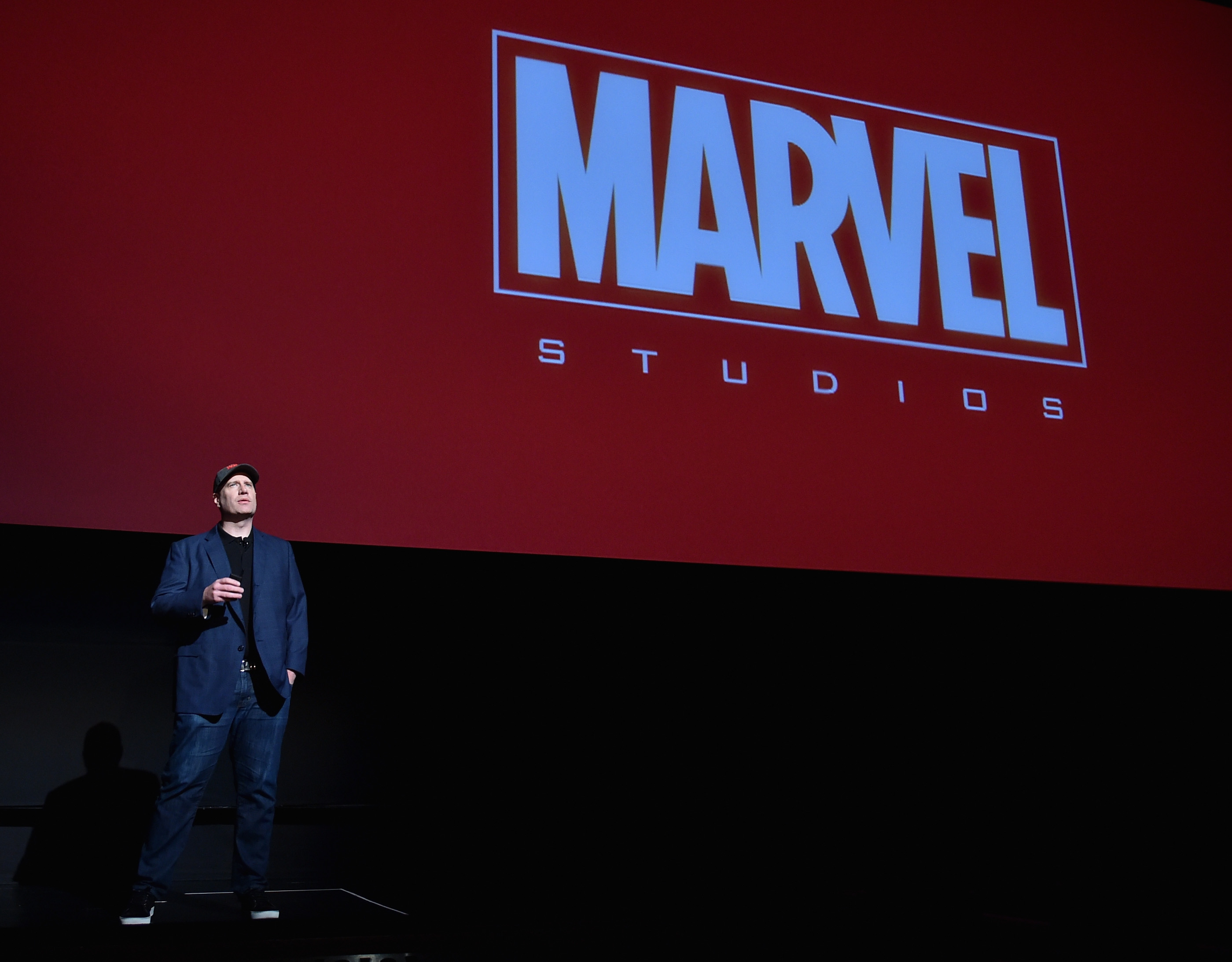 Kevin Feige en un evento de Marvel Studios. Foto: (Getty)