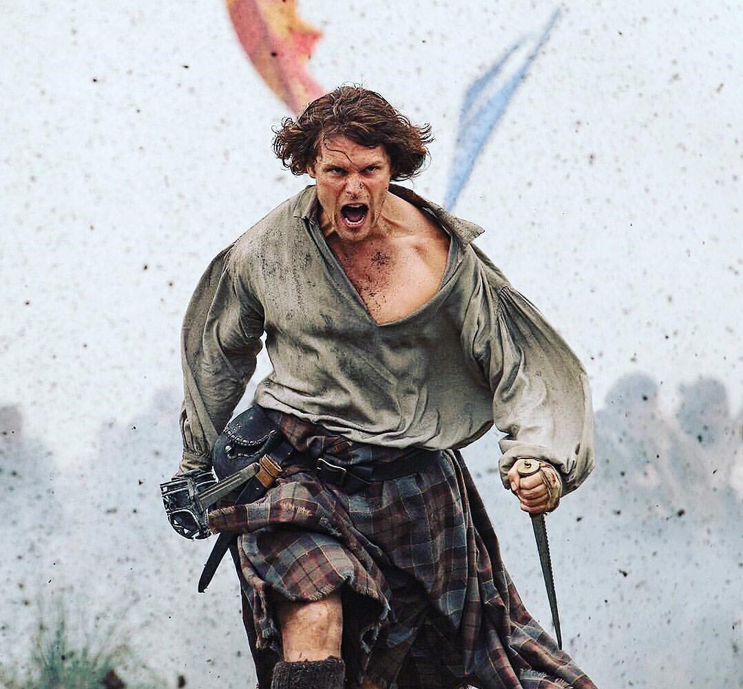 El uso de la espada no fue nuevo para Sam Heughan. Foto: (IMDB)