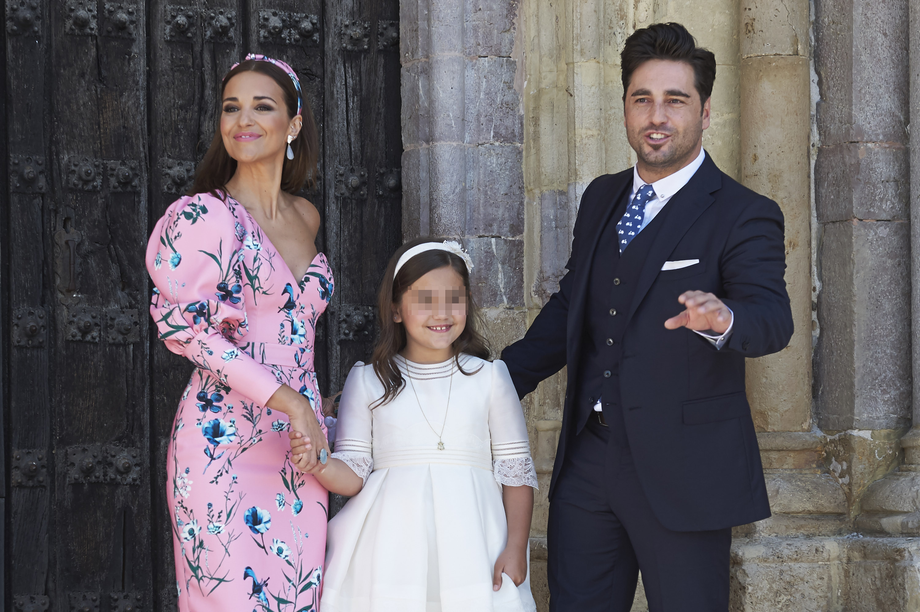 Paula Echevarría y David Bustamante junto a su hija Daniela. Foto: (Getty) Paula Echevarría y David Bustamante junto a su hija Daniela. Foto: (Getty)