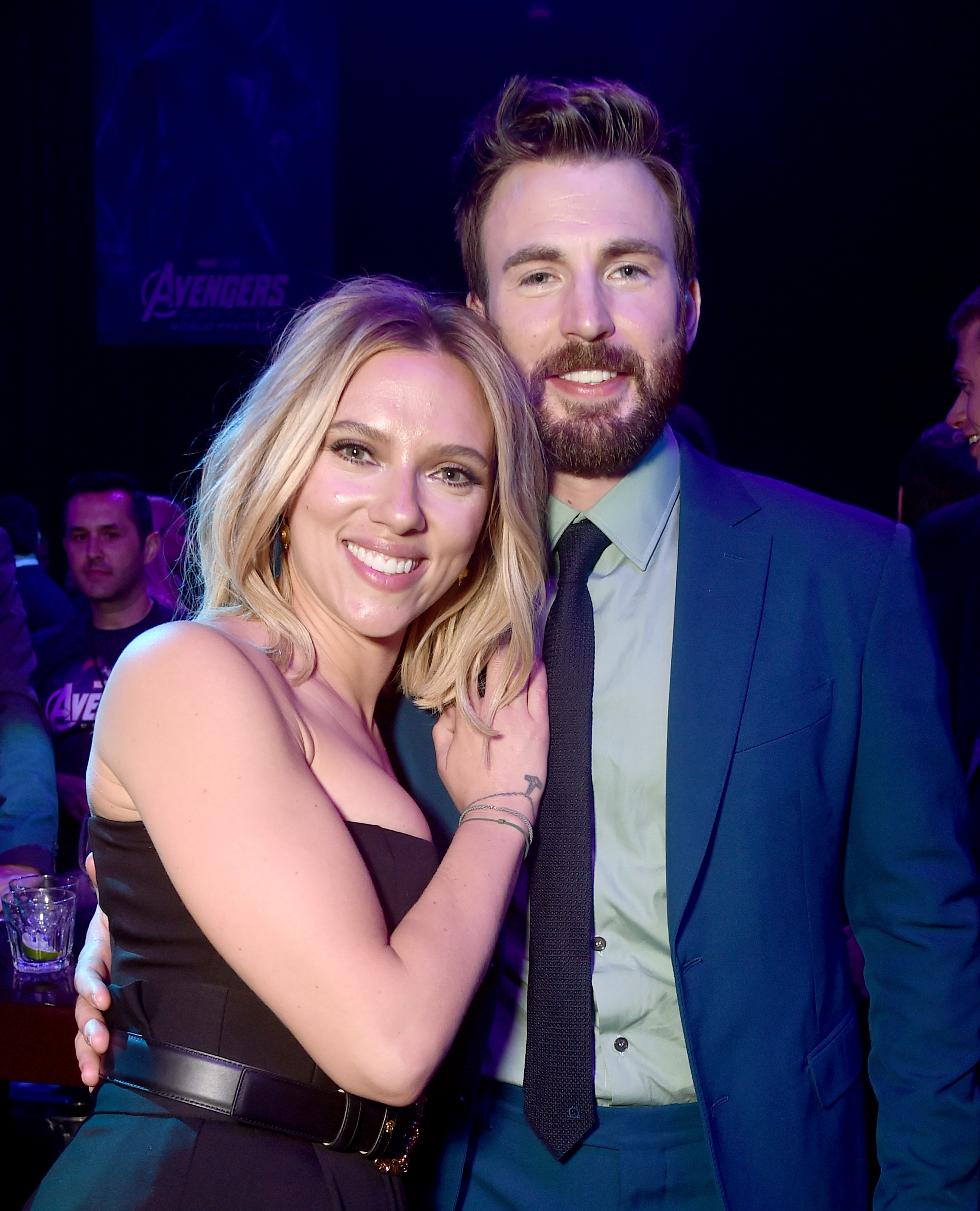 Scarlett Johansson y Chris Evans son grandes amigos. Foto: (Getty)