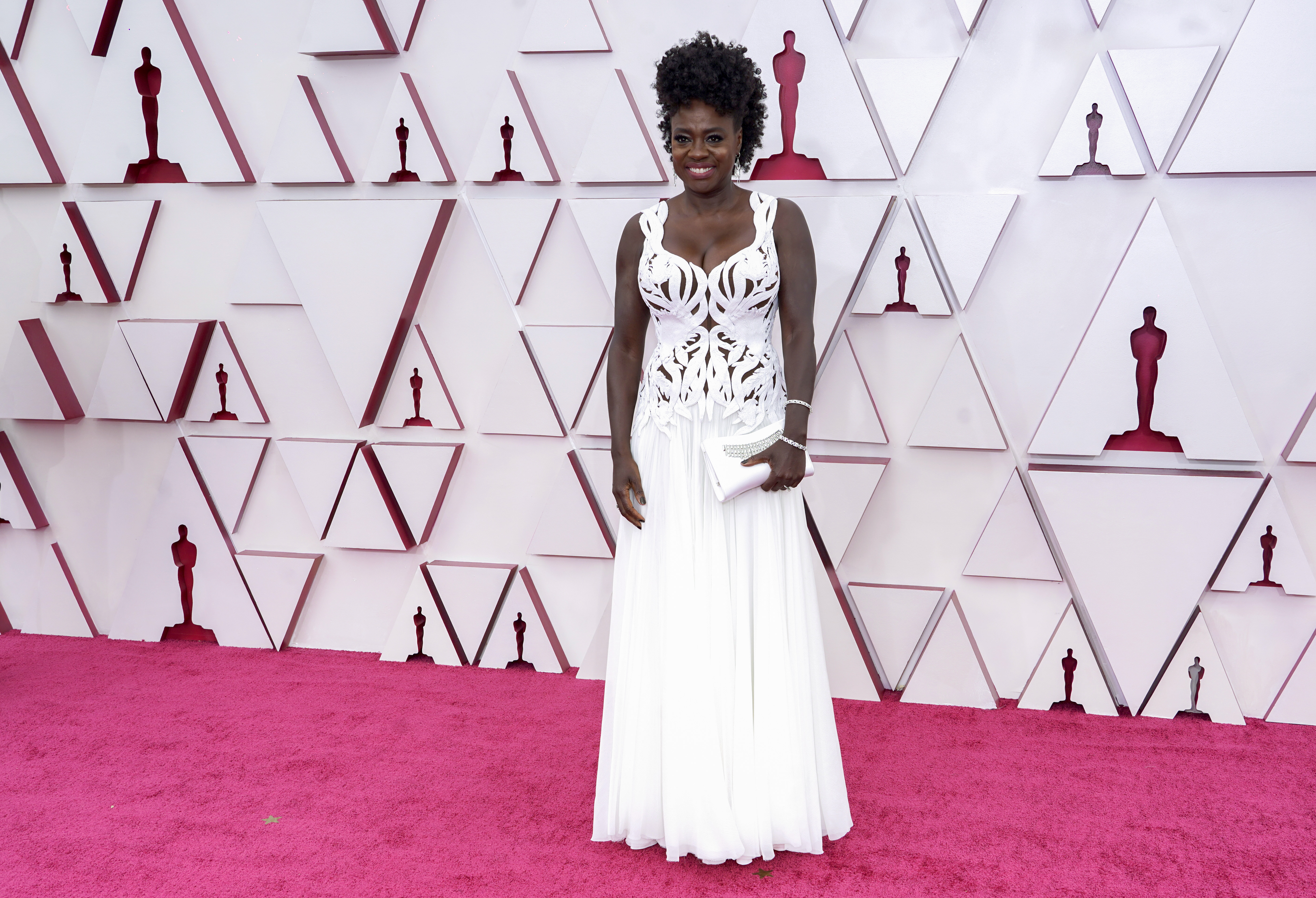 Viola Davis recordó muy emocionada a Chadwick Boseman. Foto: (Getty) Viola Davis recordó muy emocionada a Chadwick Boseman. Foto: (Getty)