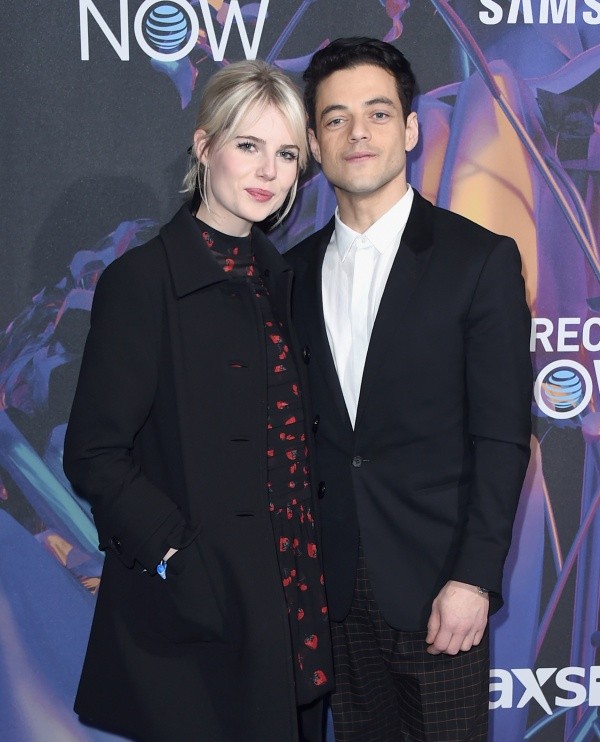 Rami Malek y Lucy Boynton. Foto: (Getty)