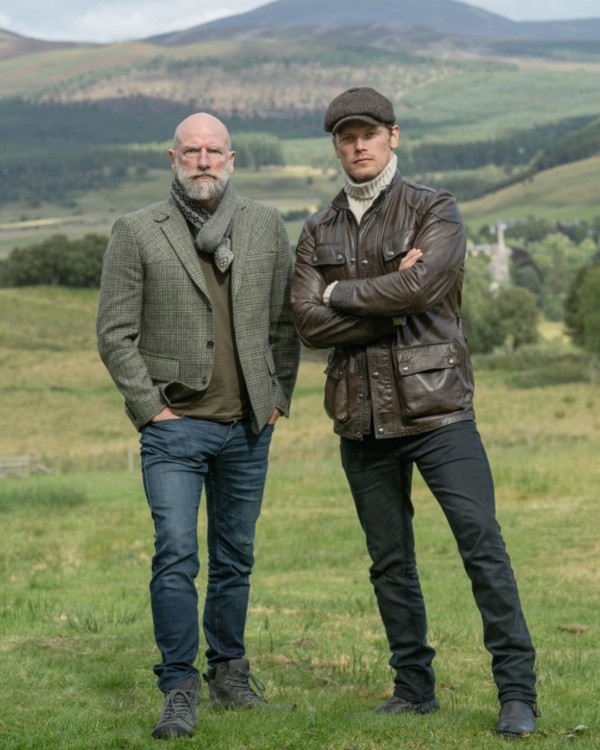 Sam Heughan y Graham McTavish son grandes amigos. Foto: (Starz)
