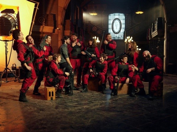La foto con la que Netflix confirmó el final del rodaje.